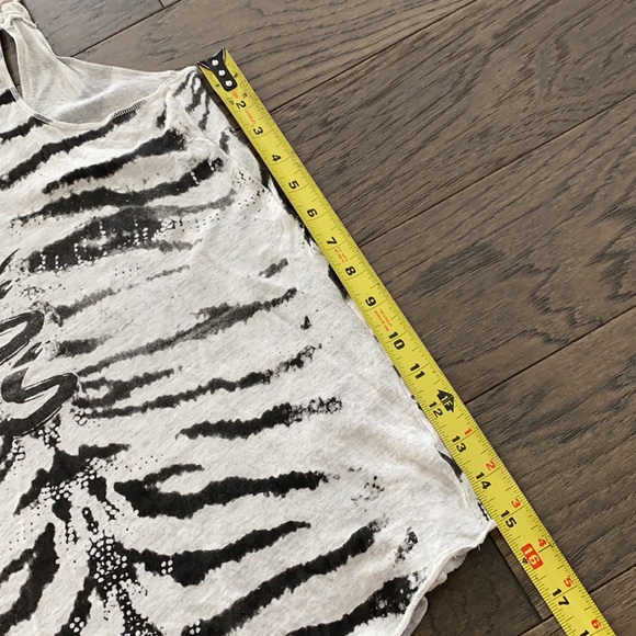 GUESS Tiger Racerback Tank Top with Studs and Rhinestones - Picture 7 of 10